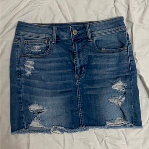 American eagle jean skirt size 8